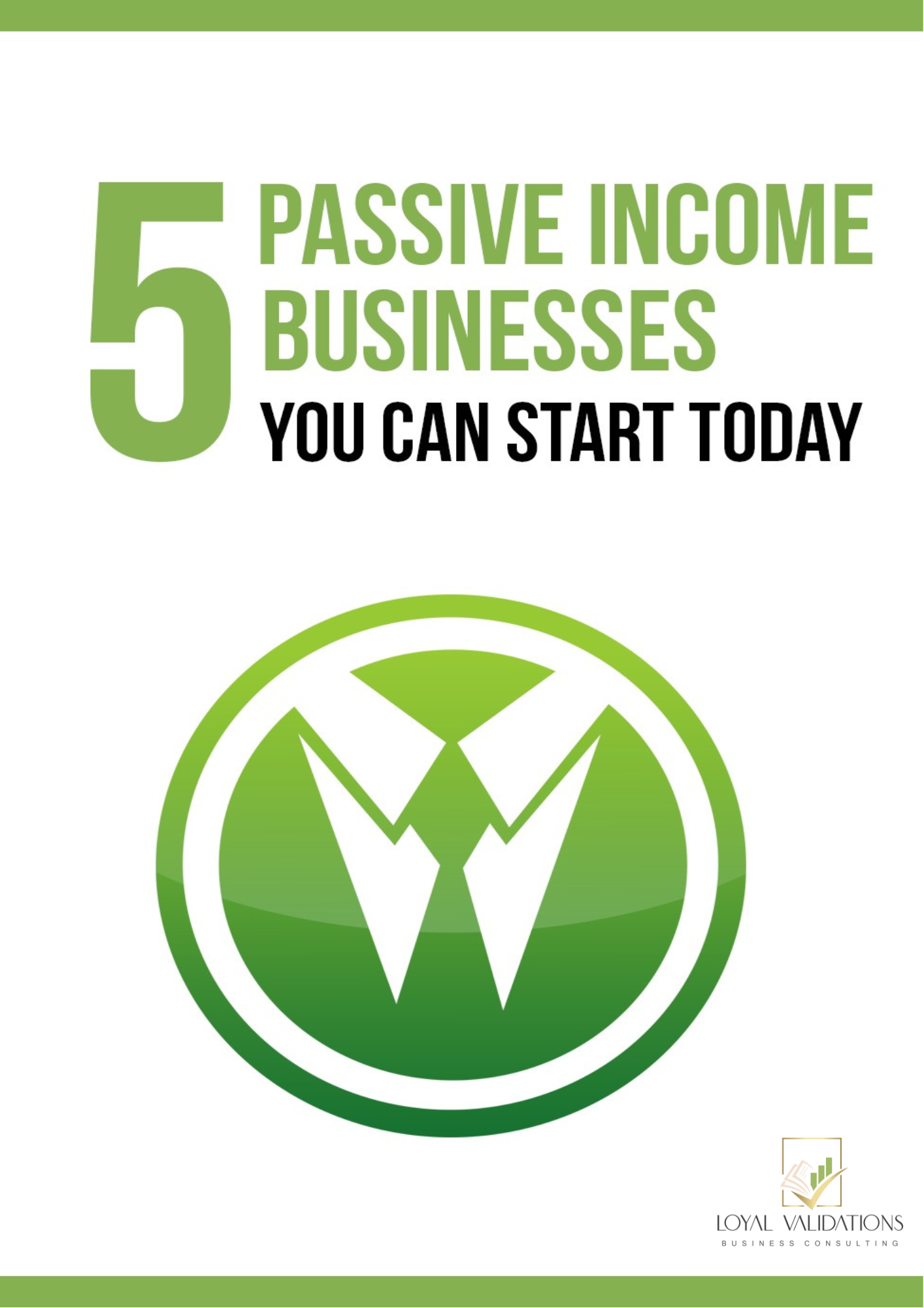 5 Passive Income Businesses E-Book
