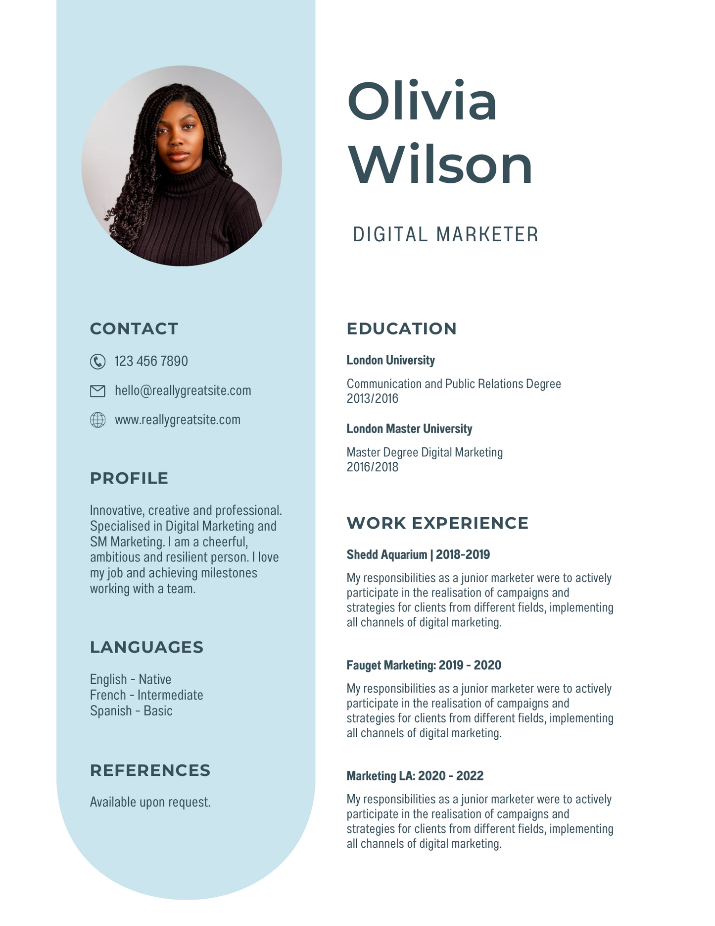 Cover Letter & Resume Combo