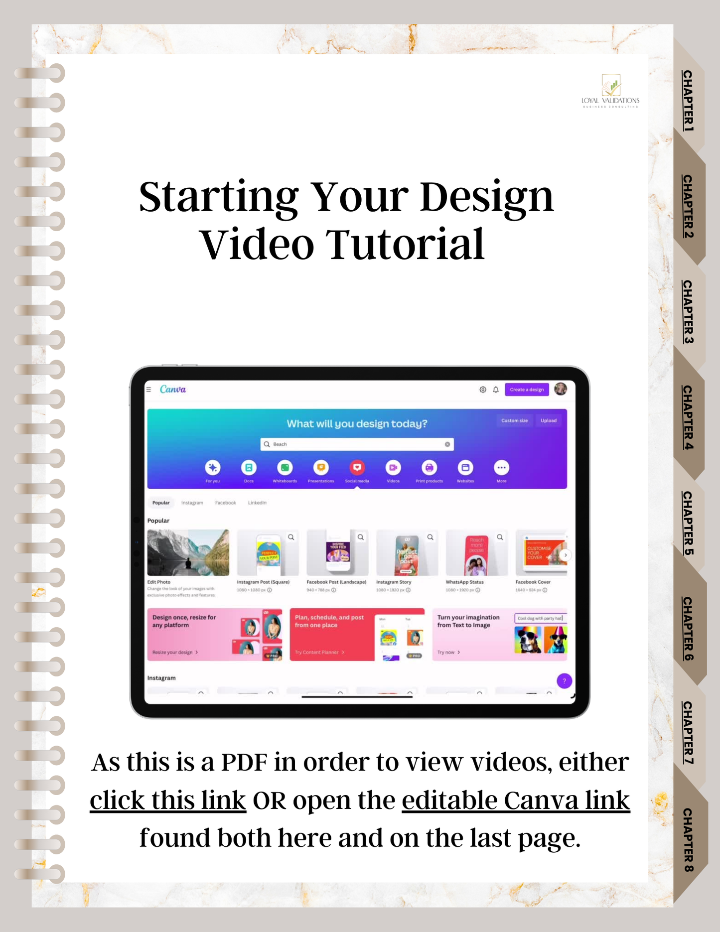 Canva Crash Course (Beginners Guide) E-Book